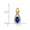 Oval Gemstone and Diamonds Teardrop Halo Pendants