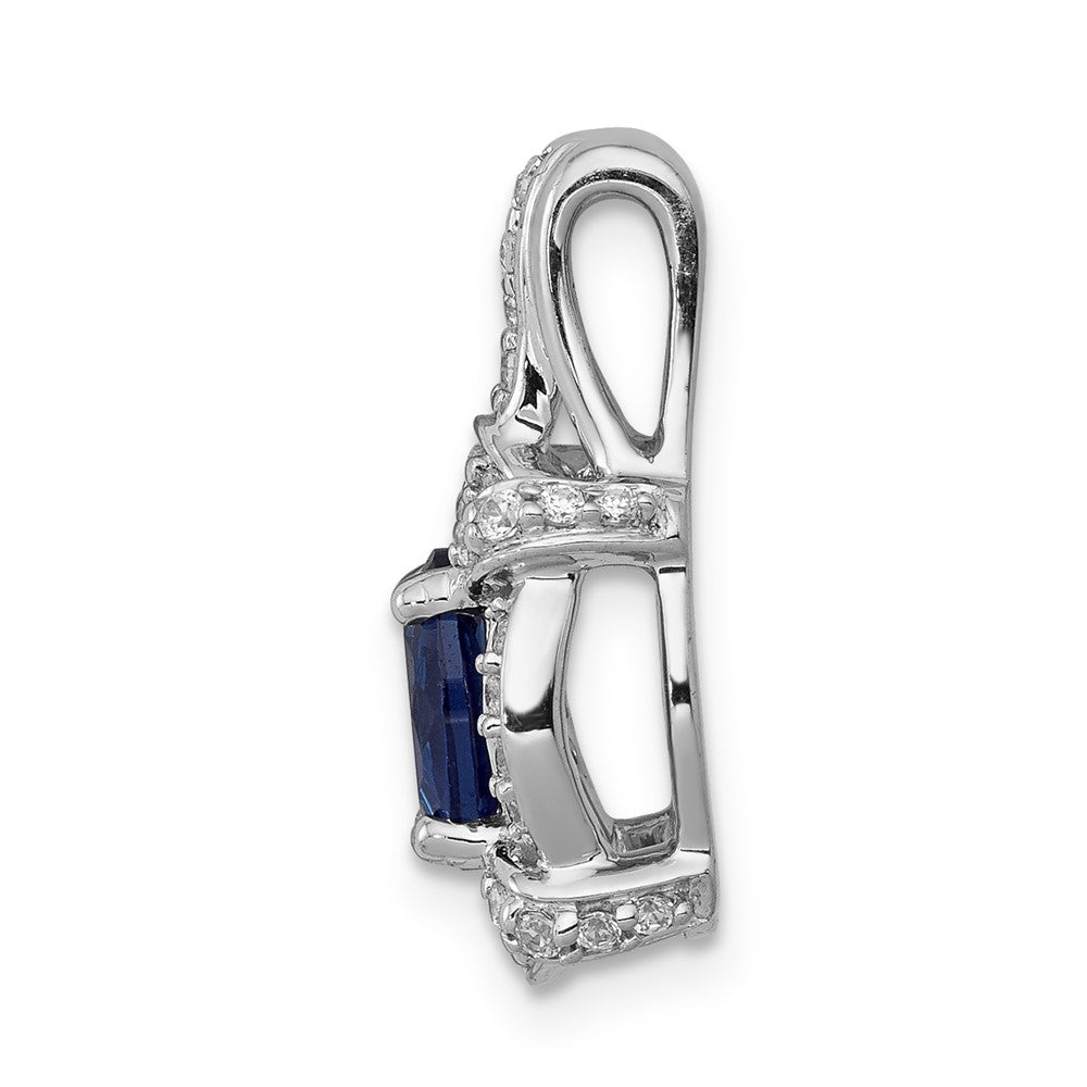 Oval Gemstone & Diamond Fancy Pendants