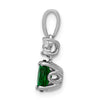 Oval Gemstone & Diamond Pendants