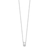 Diamond U-Shape Pendant Necklaces