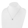 Diamond U-Shape Pendant Necklaces