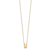 Diamond U-Shape Pendant Necklaces