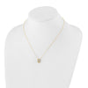 Diamond U-Shape Pendant Necklaces