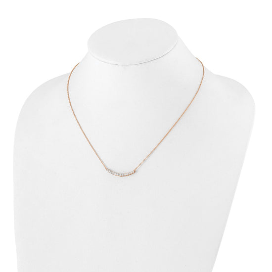 14k Lab Grown Diamond Pendants with Chain