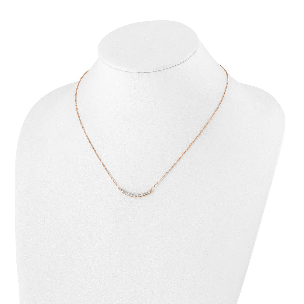 14k Lab Grown Diamond Pendants with Chain