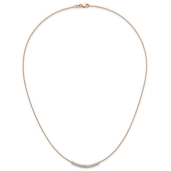 14k Lab Grown Diamond Pendants with Chain