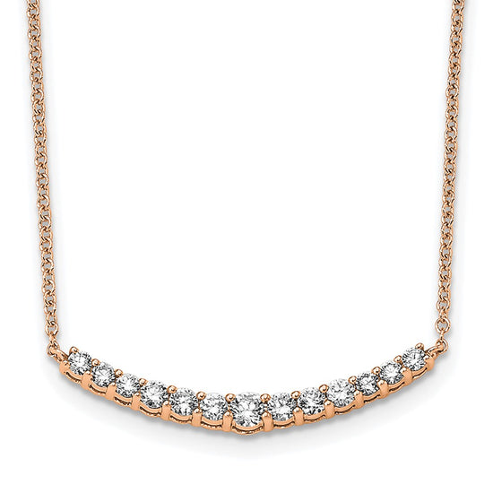 14k Lab Grown Diamond Pendants with Chain