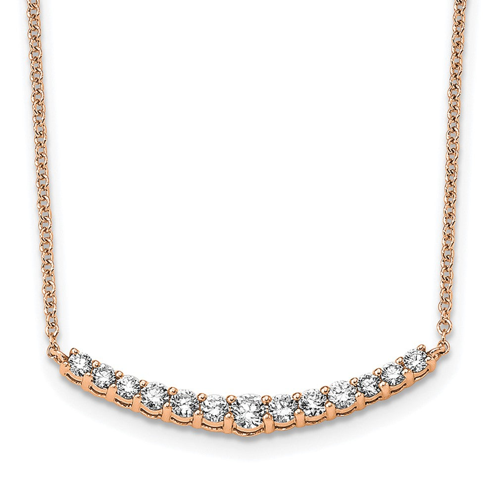 14k Lab Grown Diamond Pendants with Chain