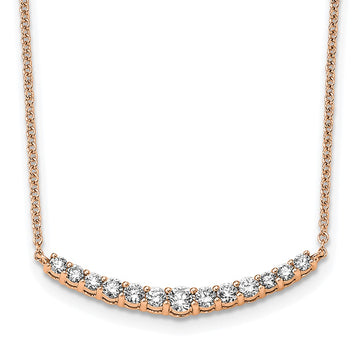 14k Lab Grown Diamond Pendants with Chain