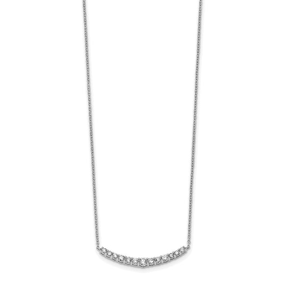 14k Lab Grown Diamond Pendants with Chain
