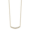 14k Lab Grown Diamond Pendants with Chain