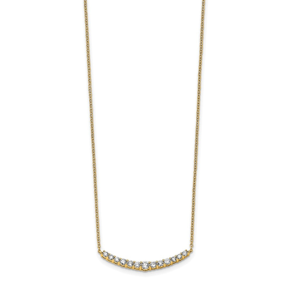 14k Lab Grown Diamond Pendants with Chain