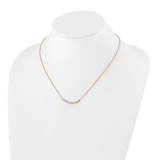 14k Lab Grown Diamond Pendants with Chain