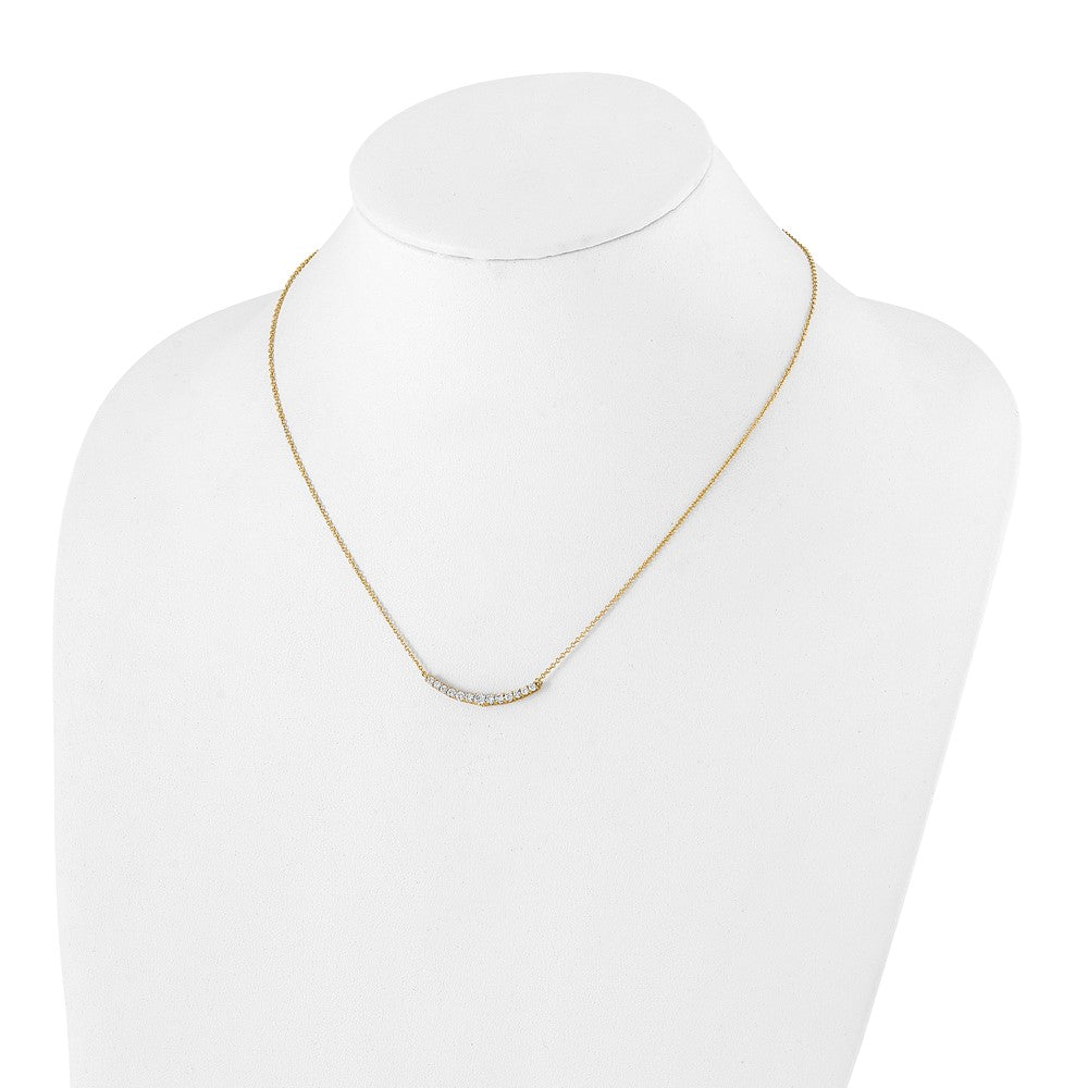 14k Lab Grown Diamond Pendants with Chain