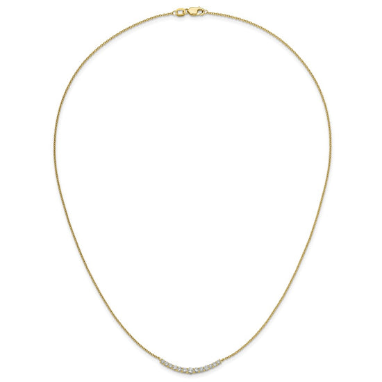 14k Lab Grown Diamond Pendants with Chain