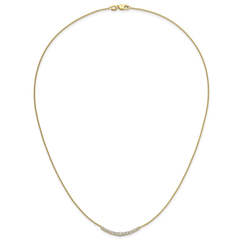 14k Lab Grown Diamond Pendants with Chain