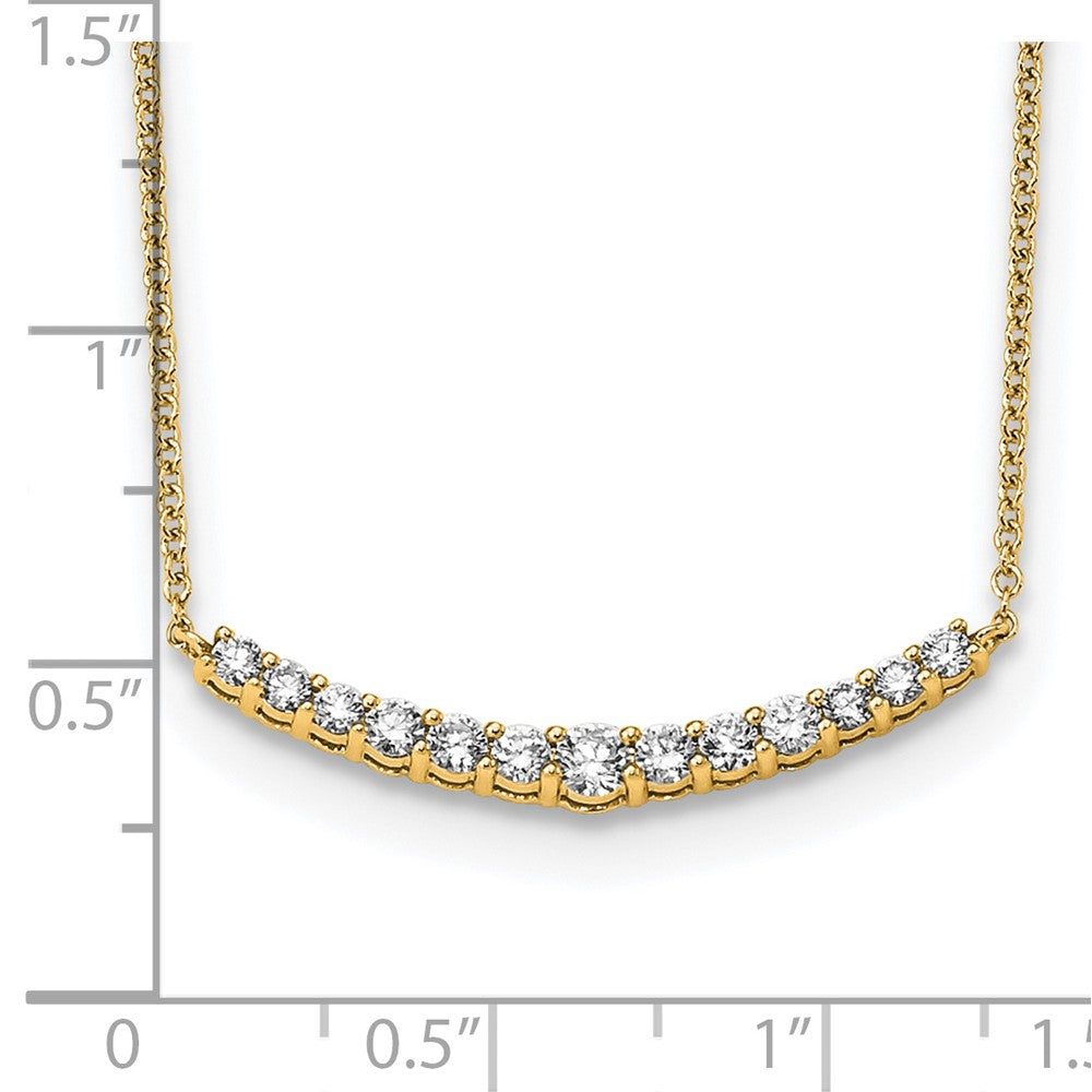 14k Lab Grown Diamond Pendants with Chain