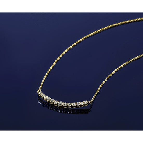14k Lab Grown Diamond Pendants with Chain