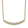 14k Lab Grown Diamond Pendants with Chain