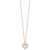 Diamond Double Heart Necklaces