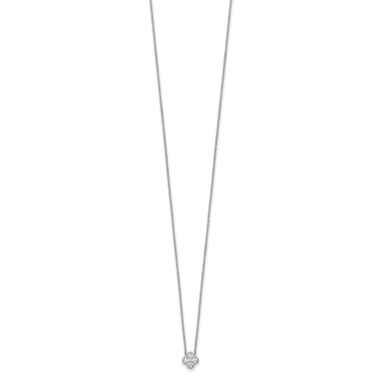 Lab Grown Diamond Bloom Pendant Necklaces