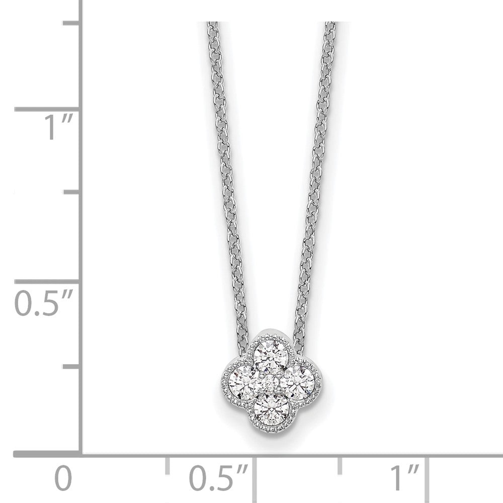Lab Grown Diamond Bloom Pendant Necklaces