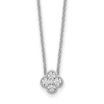 Lab Grown Diamond Bloom Pendant Necklaces