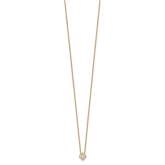 Lab Grown Diamond Bloom Pendant Necklaces