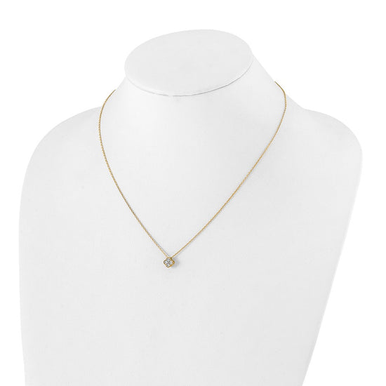 Lab Grown Diamond Bloom Pendant Necklaces