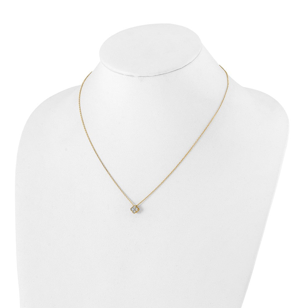 Lab Grown Diamond Bloom Pendant Necklaces
