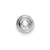 14kw Lab Grown Diamond Round Halo Pendant
