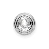 14kw Lab Grown Diamond Round Halo Pendant