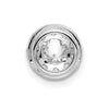 14kw Lab Grown Diamond Round Halo Pendant