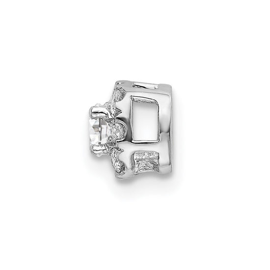 14kw Lab Grown Diamond SI1/SI2. G H I. Cushion Halo Pendant