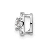 14kw Lab Grown Diamond SI1/SI2. G H I. Cushion Halo Pendant