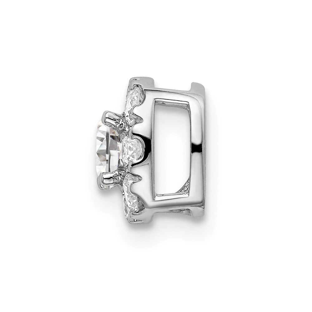 14kw Lab Grown Diamond SI1/SI2. G H I. Cushion Halo Pendant