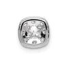 14kw Lab Grown Diamond SI1/SI2. G H I. Cushion Halo Pendant