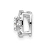 14kw Lab Grown Diamond SI1/SI2. G H I. Cushion Halo Pendant