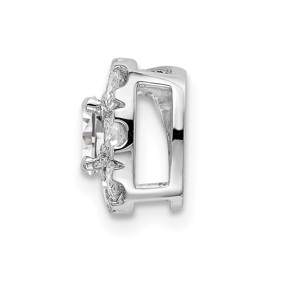 14kw Lab Grown Diamond SI1/SI2. G H I. Cushion Halo Pendant