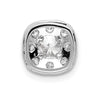 14kw Lab Grown Diamond SI1/SI2. G H I. Cushion Halo Pendant