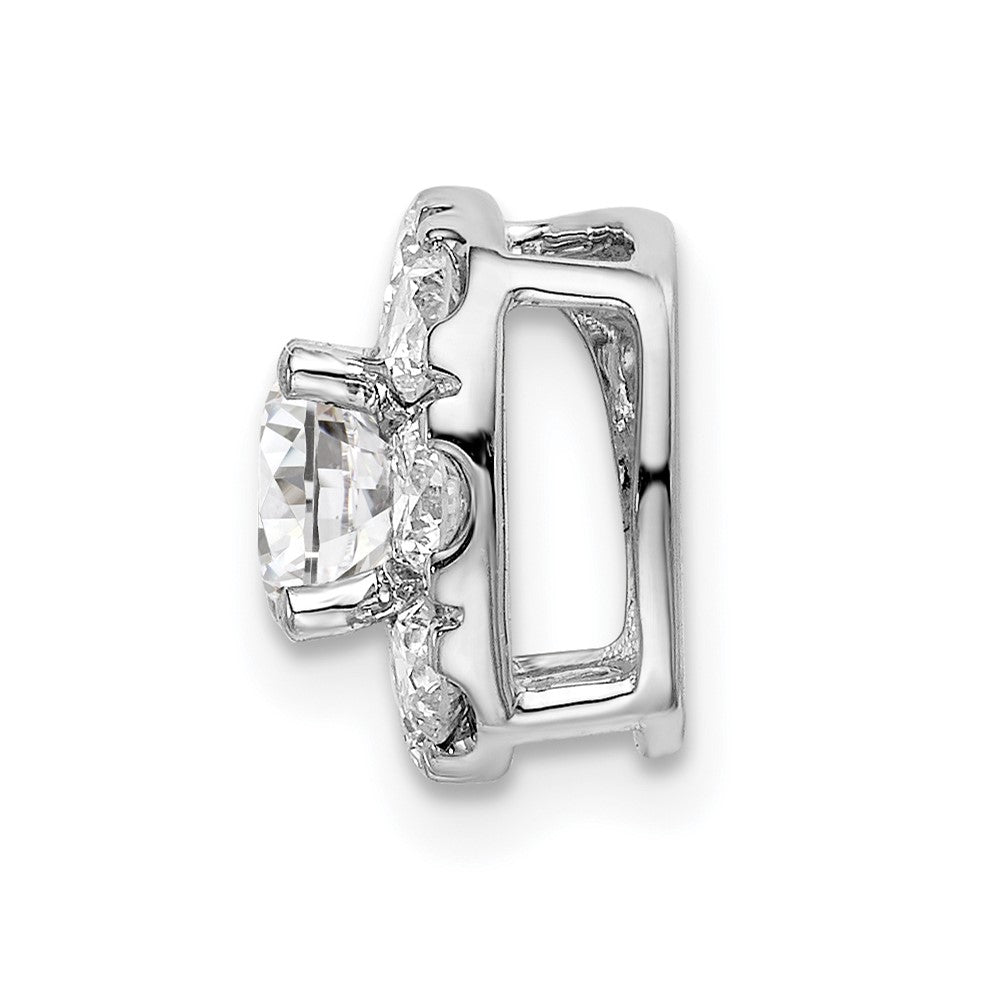 14kw Lab Grown Diamond SI1/SI2. G H I. Cushion Halo Pendant