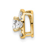 14kw Lab Grown Diamond SI1/SI2. G H I. Cushion Halo Pendant