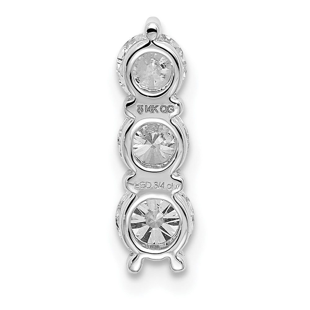 Diamond 3-Stone Pendants
