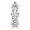 Diamond 3-Stone Pendants