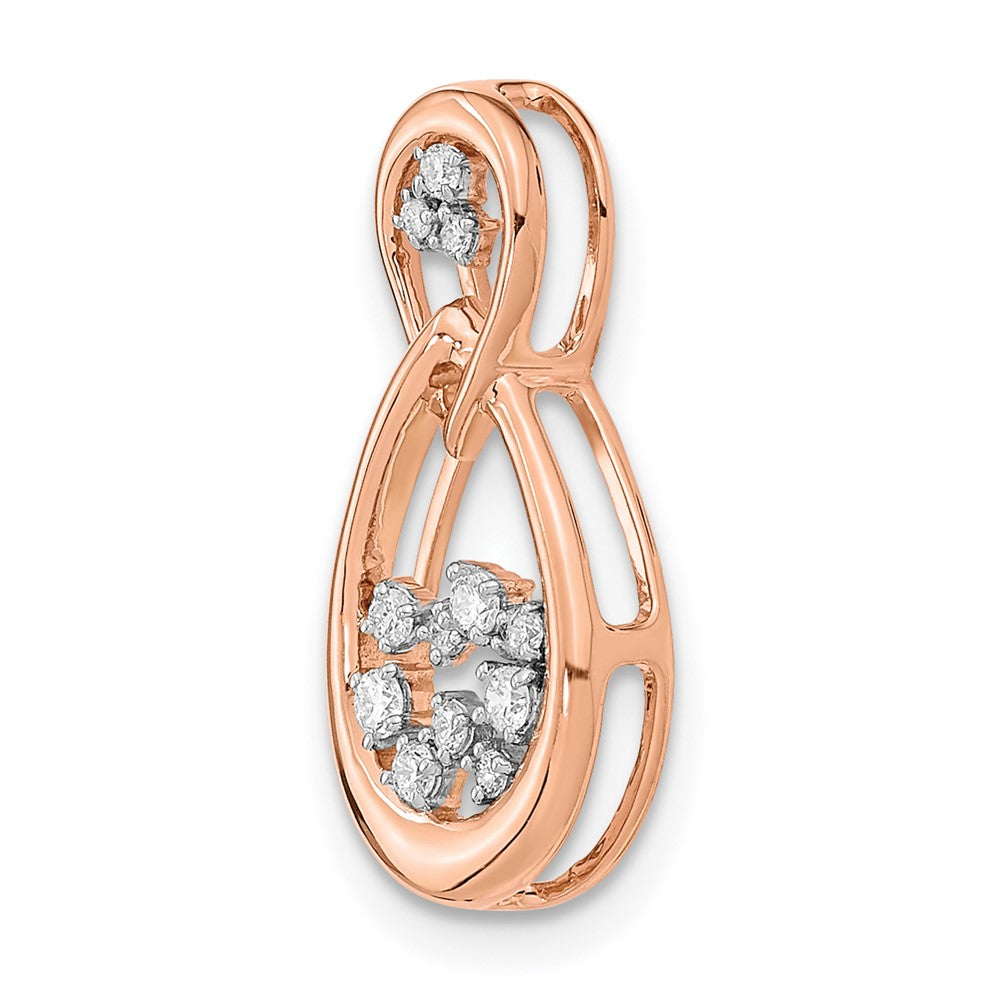 Diamond Double Teardrop Chain Slides