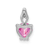 Gemstone and Diamond Heart Pendants