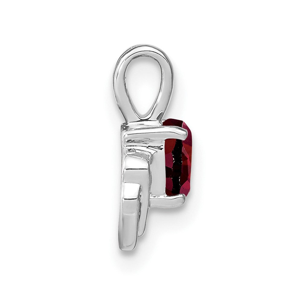Heart Gemstone & Diamond Pendants