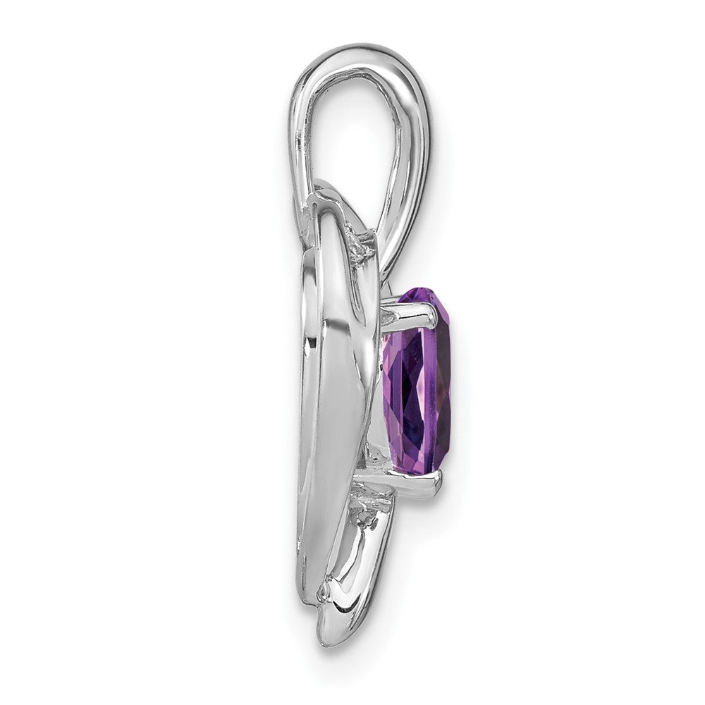 Gemstone and Diamond Heart Pendants