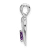 Heart Gemstone & Diamond Pendants