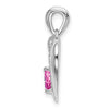 Heart Gemstone & Diamond Pendants